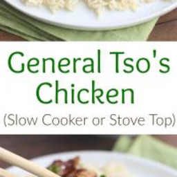 General Tso\\\'s Chicken (Slow Cooker or Stove Top)