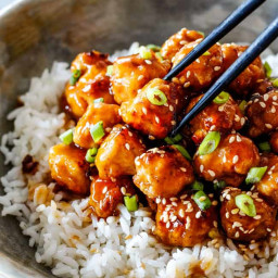 General Tso's Chicken (Baked!) 