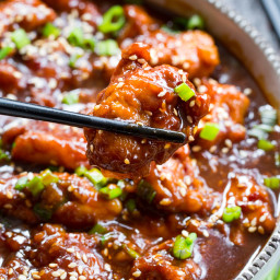 General Tso's Chicken in the Instant Pot {Paleo}