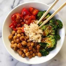 General Tso's Chickpeas and Veggies