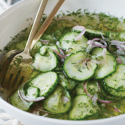 Genevieve Gorder’s Norwegian Cucumber & Red Onion Salad