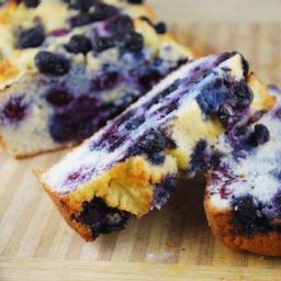 Georgie's Heavenly Blueberry Lemon Pound Cake (Paleo, gluten free, dairy fr