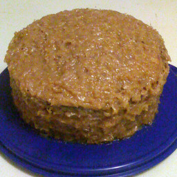 German Chocolate Cake with Coconut-pecan Frosting