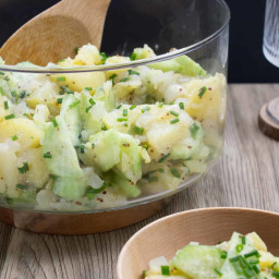 German Potato Salad with Cucumber