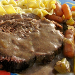 German-Style Beef Roast for the Crock Pot