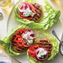 Get a Veggie Boost With Grilled Beef-Mushroom Burgers