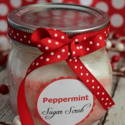{Gifts in a Jar} Peppermint Sugar Scrub