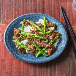 Ginger Beef Stir-Fry with Snappy Asparagus