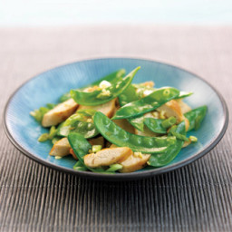 Ginger Chicken with Snow Pea Salad