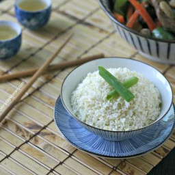 Ginger Coconut Cauliflower Rice