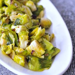 Ginger Lime Brussels Sprouts