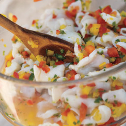 Ginger-Lime Scallop Ceviche