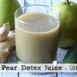 Ginger Pear Detox Juice | Best Hangover Cure