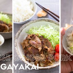Ginger pork Shogayaki