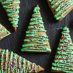 Gingerbread Christmas Tree Cookies