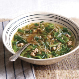 Gingery Pork and Bok Choy Soup