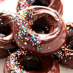Glazed Chocolate Donuts Recipe
