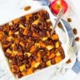 Glazed Sweet Potatoes with Honey and Pecans