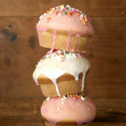 Glazed Vanilla Donut Muffins