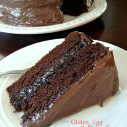Gluten-, Egg-, and Dairy-Free Chocolate Cake