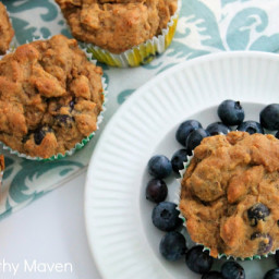 Gluten-Free Blueberry Bran Muffins