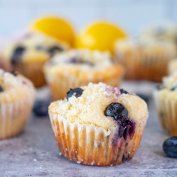 Gluten-Free Blueberry Lemon Muffins