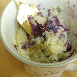 Gluten Free Blueberry Muffin in a Mug