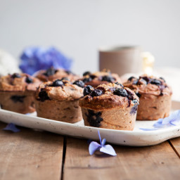 Gluten Free Blueberry Muffins with Teff