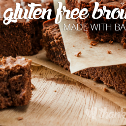 Gluten Free Brownies Made with Banana Flour