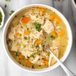 Gluten Free Chicken and Rice Soup