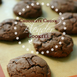 Gluten Free Chocolate Chunk Blender Cookies