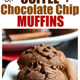 Gluten-Free Cinnamon Coffee Chocolate Chip Muffins
