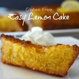 Gluten Free Easy Lemon Cake!!