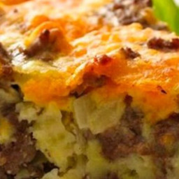 Gluten-Free Impossibly Easy Cheeseburger Pie Recipe