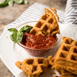 Gluten Free, Low Carb & Keto Grilled Cheese Waffles