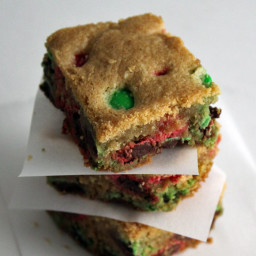 Gluten-Free M and M Cookie Bars