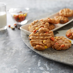 Gluten Free MINI REESE'S PIECES Peanut Butter Cookies Recipe