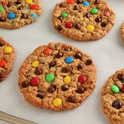 Gluten-Free Monster Cookies {Dairy-Free Option}