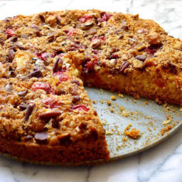 Gluten-Free Pear-Cranberry Crumb Cake