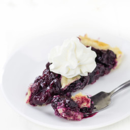 Gluten Free Pie Crust with Perfect Blueberry Pie Filling