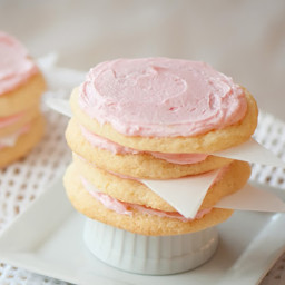 Gluten Free Pink Cookies