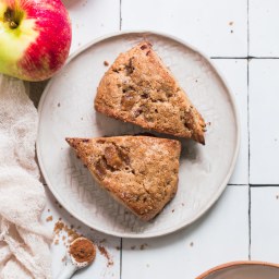 Gluten-Free Vegan Apple Cinnamon Scones
