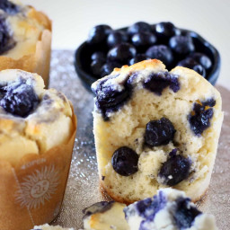 Gluten-Free Vegan Blueberry Muffins