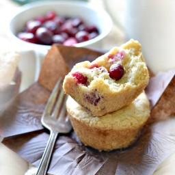 Gluten-Free Vegan Cranberry Muffins