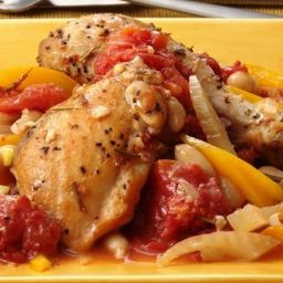 Gluten-Free Braised Chicken with Fennel and White Beans