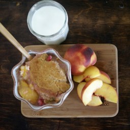 Gluten-Free Peach Berry Cobbler Recipe