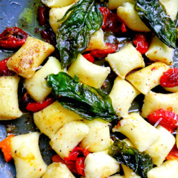 Gnocchi with Brown Butter, Basil and Blistered Tomatoes