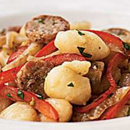 Gnocchi with Chicken Sausage, Bell Pepper, & Fennel Recipe