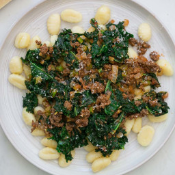 Gnocchi with Kale and Sausage