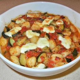 Gnocchi with Tomatoes and Courgette